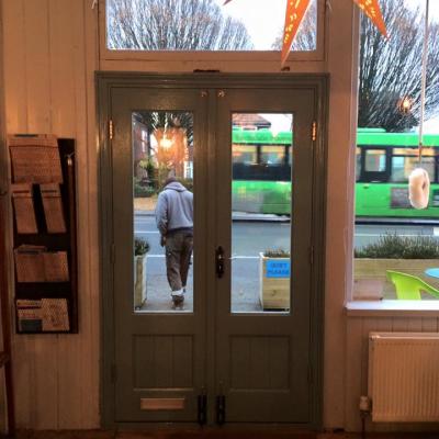 Commercial Joinery - Shop Doors for Bury Restaurant - 2 of 2