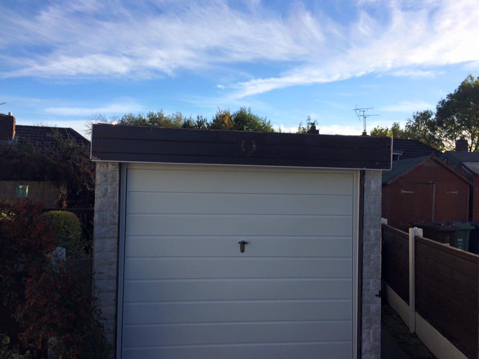 False Apex On Garage Roof With Side Fascias Excel Joinery