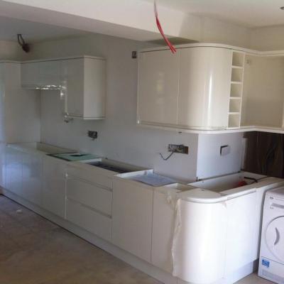 Kitchen for A Holiday Home in Anglesey