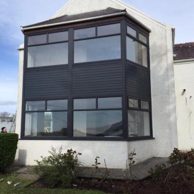 Replacing Old Windows with New Anthracite Windows & Fascias
