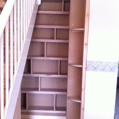 Under Stair Bookcase 1