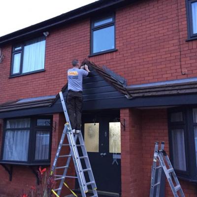 Anthracite Fascias, Soffits & Gutters